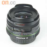 smc PENTAX-DA 15mm F4 ED AL Limited