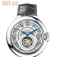 Ballon Bleu de Cartier Tourbillion Volant白金飛行陀飛輪腕錶