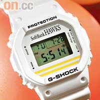 G-Shock×Softbank Hawks棒球迷必搶$1,680（B）