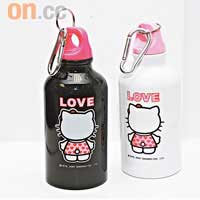 Hello Kitty保冷瓶 $49.9/個（c）<br>最得女孩子歡心的Hello Kitty水瓶，鋁製的水瓶專為冷凍飲品而設，能把飲品維持在冰涼溫度中，但切勿以熱水及百潔布清洗，以防破壞水瓶的內外。