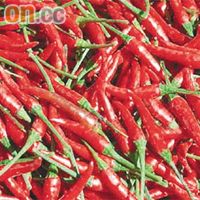 研究發現辣椒含有的辣椒辣素可有效對抗心血管疾病。	（資料圖片）