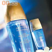 （左）Super Aqua Lotion特效水合補濕爽膚水 $380、（右）Super Aqua Eye特效水合眼部精華 $690