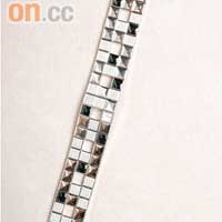 Joaillerie 101 Manchette縞瑪瑙加鑽石白金手錶（限量100枚）$660,000
