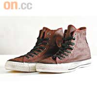 Converse × John Varvatos棗紅色高筒All Star $799（B）