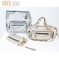 Hobo手袋　$9,350<br>Clutch　$4,650<br>Alexa手袋　$9,350