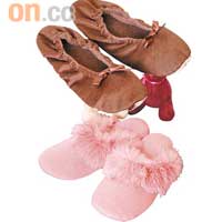 毛毛拖鞋（備有花邊或蝴蝶結兩款） 未定價