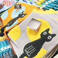 只屬冰山一角的毛巾精品，每條548日圓（約HK$49）。