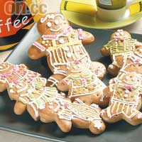 造型可愛的薑餅人是聖誕節的Icon。
