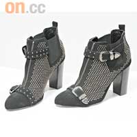 黑色窩釘ankle boots$6,560