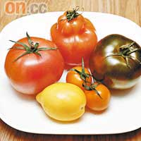 Classic Tomato  $72<BR>荷蘭產的番茄，標榜純種，一盒有齊不同顏色形狀，賣相有趣外，味道又比一般的更香濃，田園味滿瀉。 