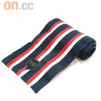 Y-3紅白藍色直間頸巾 $1,850、減價 $1,295（c）