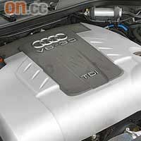 3.0公升柴油引擎的油耗僅為8.9L/100km。