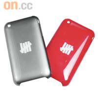 Undefeated銀、紅色Logo iPhone Case 各$480（A）