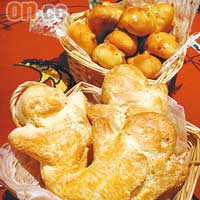 店內人氣麵包，原來是薑餅人跟老鼠仔麵包，300日圓/5個（約HK$26）。