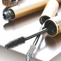 （上）Lash Queen Feline Extravaganza防水睫毛膏 $280<BR>（下）Spider Eyes絲幻睫毛底膏 $280