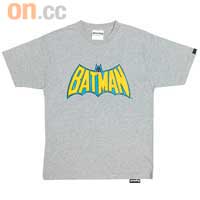 灰色Batman Logo Tee $320（B）