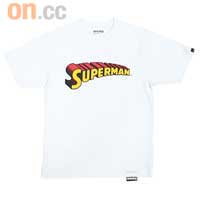 白色Superman Logo Tee $320（B）