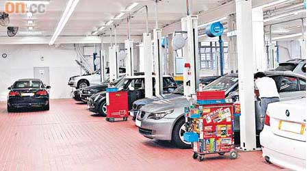 全新維修服務中心每月可處理400輛汽車。