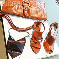 h.Bag $8,200<BR>i.Wooden necklace $10,400<BR>j.Pumps 未定價