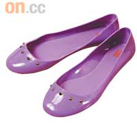 Pedder Red紫色圓頭膠鞋 $995（D）