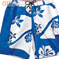 Tommy Hilfiger藍白色夏威夷花沙灘褲 $490（D）