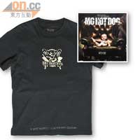 與MC Hot Dog合作推出的紀念Tee，單售$420/連CD售$550。