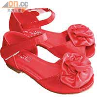 紅色玫瑰花童鞋 $168（All from b）