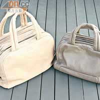 Lily soft bag<br>（左）$11,500<br>（右）$8,800