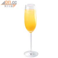 金牛座（Champagne, Pineapple Juice）$180<BR>愛追求卓越品味的星座，最適合配搭簡單、優美的東西，相信香檳雞尾酒便最合心意。