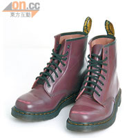 Worn 1460 紫×黑色鞋底八孔高筒靴 （Unisex） $980