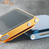 iPod nano同iPod shuffle睇齊加上背夾。