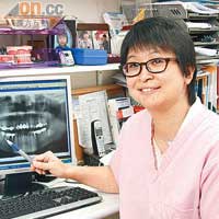 牙科醫生游舜華表示，要保持牙齒健康，必須定期進行檢查。