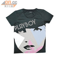 PLAYBOY黑色男裝Tee 原價$368 特價$184