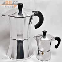 蒸餾咖啡壺 （大）$280、（細）$110