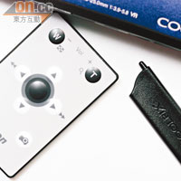 S1100pj提供遙控及輕觸筆，方便投影時使用。