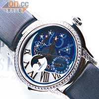 Millenary Starlit Sky 18K白金鑽石手錶 $350,000