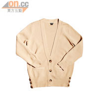 Club Monaco杏啡色冷Cardigan $1,290（a）