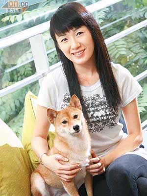 柴犬Yutsu是Elaine飼養的第一頭狗女。