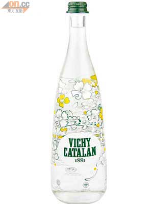 Vichy Catalan 2010限量版紀念瓶 $79/1L<BR>全港限量只售250瓶，並由即日起於金鐘GREAT獨家發售。