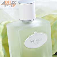 Prada Infusion d'Iris EDT $760\100ml(d)<BR>以鳶尾花、橙花油、茉莉花、天芥葉、雪松木等作成分，香味有別於傳統濃濃的花香，展現清新及柔和的女性美。