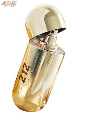 Carolina Herrera 212 VIP EDP $745\80ml(g)<BR>Rum酒的甜美醉人，配上濃郁的百香果，於麝香中透出梔子花的清香。基調是香草與女性化零陵香豆的融合，性感而獨特。