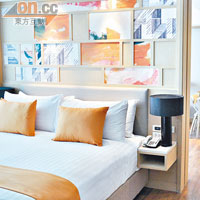 一廳一房的One Bedroom Deluxe，住一晚HK$500，好抵。