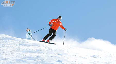 村內有17條滑雪道，等你來挑戰。