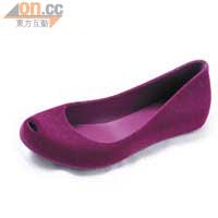 Melissa紫色平底鞋 $700（d）