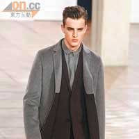Dior Homme愛用黑與灰的深沉色調來展現型格。