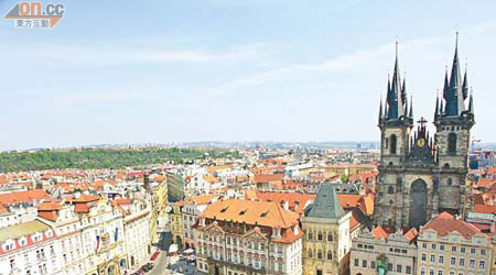 布拉格充滿了中世紀的風情。