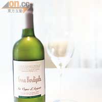 Terra Burdigala Vigne d'Argent, 2009, Bordeaux, Sauvignon Blanc $550<BR>富果香、帶微甜的白酒，酒體渾圓，跟龍蝦菜式很匹配。
