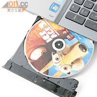 Blu-ray光碟機可播放藍光影碟及燒錄DVD。