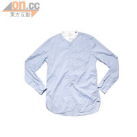 Levi's Made & Crafted藍×白色領口恤衫 $1,699