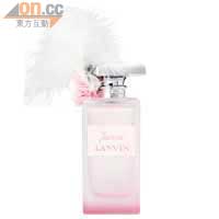 LANVIN限量La Plume EDP $550\100ml（d）<BR>甜甜的杏子和梨汁作前調，清淡的小蒼蘭、柳丁和柑桔成香水主調，最底層混合了麝香和檀香木。